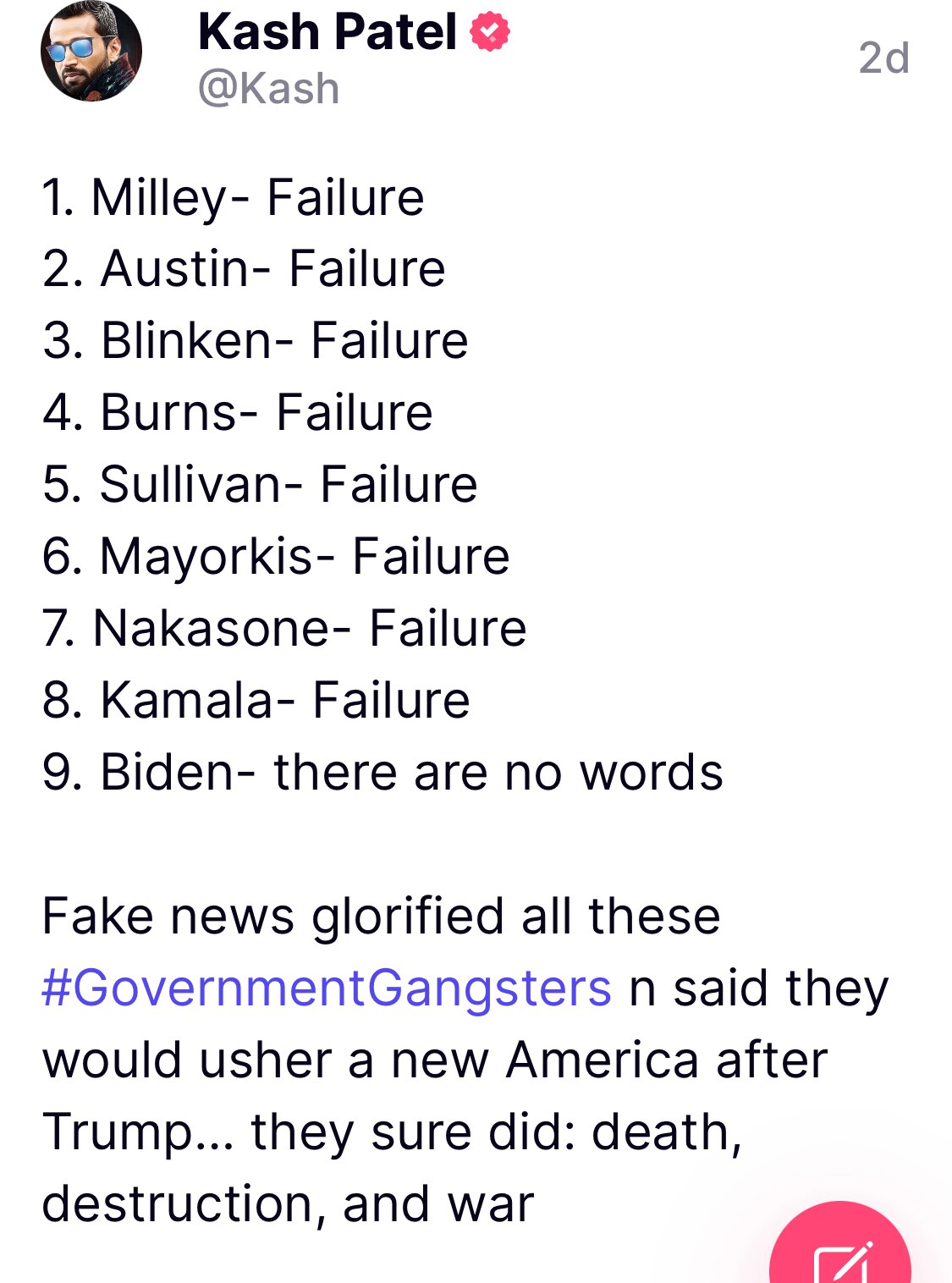 View Luckymee2 🍊's post on GETTR. Join the discussion, share your thoughts, and connect with the community.