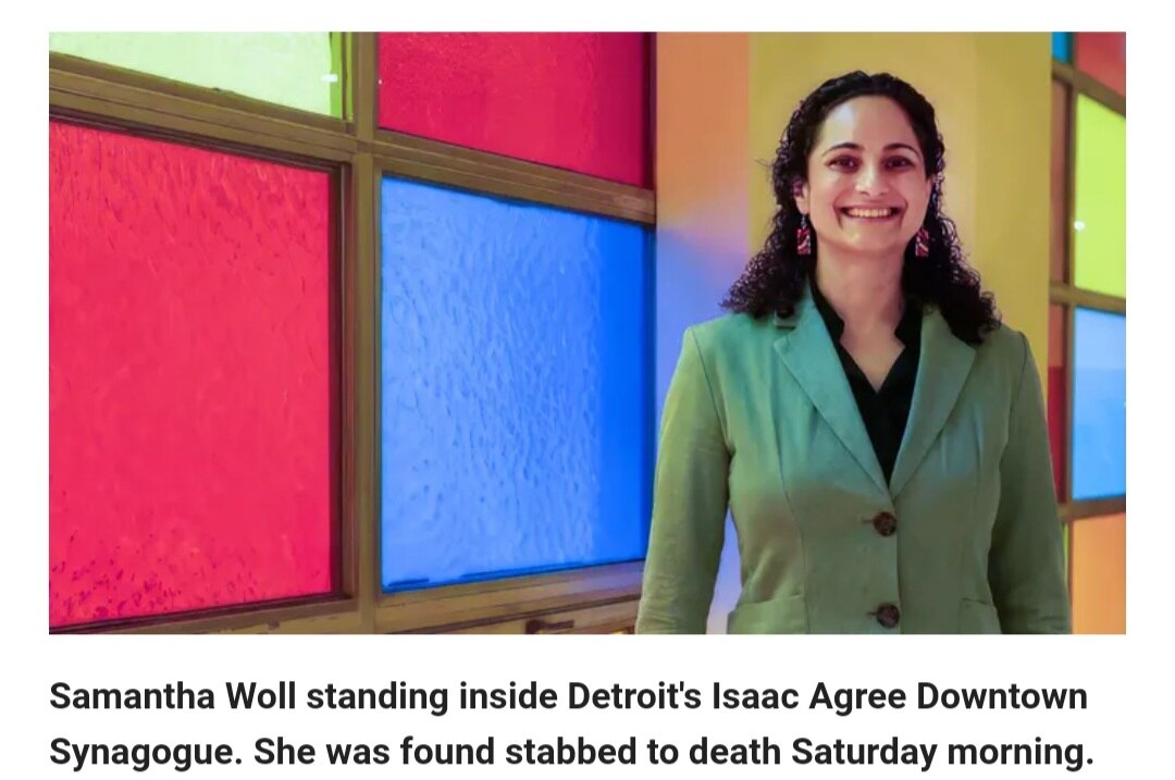 Still nothing, don't forget about her
This was Rashida Talibs district and I honestly believe this act was inspired by HER antisemitic words and they're covering it up right now.