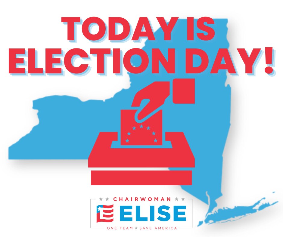 It’s Election Day, New York! Make sure you vote for our incredibly strong local Republican candidate...