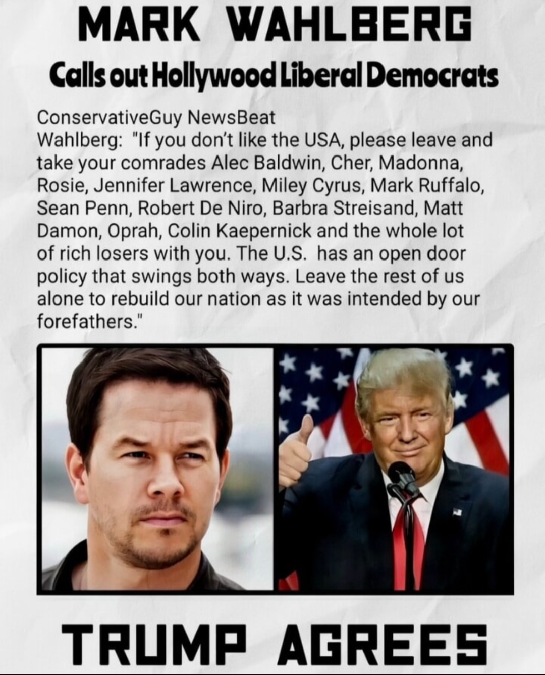 Good morning, today is Monday Dec 4th. I've heard of 'name dropping' before....but not exactly like ...