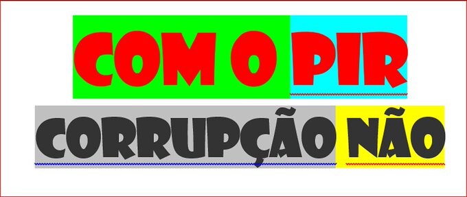 DEVER CÍVICO
130623-NÃO ADERIR À CORRUPÇÃO -IFC PIR 2DQNPFNOA RISCO É SER CORRUPTO TEM LUGAR NA PRISÃO https://rumble.com/v2twl46-130623-no-aderir-corrupo-