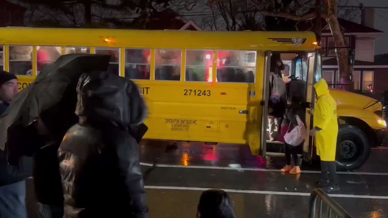 NY mom is pissed that kids school gets shut down due to migrants moving into the gym