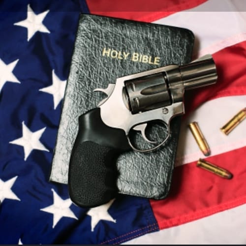 Patriotic Father,.. faith in Lord
Military Son in Army 
God bless this country