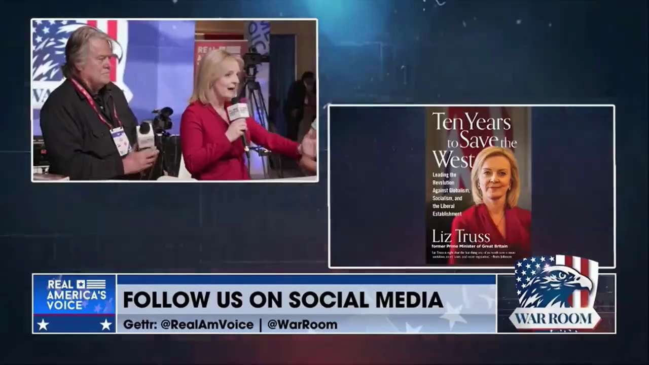 Ex UK PM Liz Truss who was forced out and replaced by Rishi Sunak tells a shocked Steve Bannon a rad...