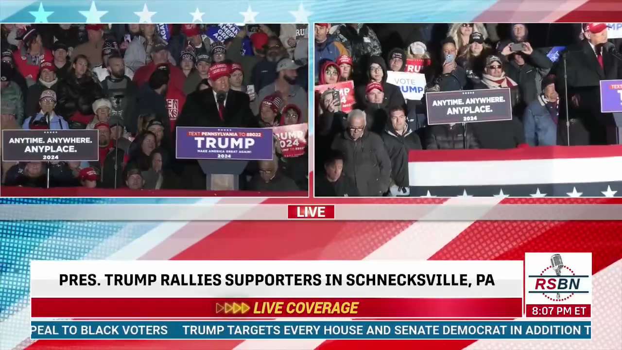 “I’m calling on Crooked Joe Biden to debate — ANYTIME, ANYWHERE, ANYPLACE!” — President Trump in Sch...
