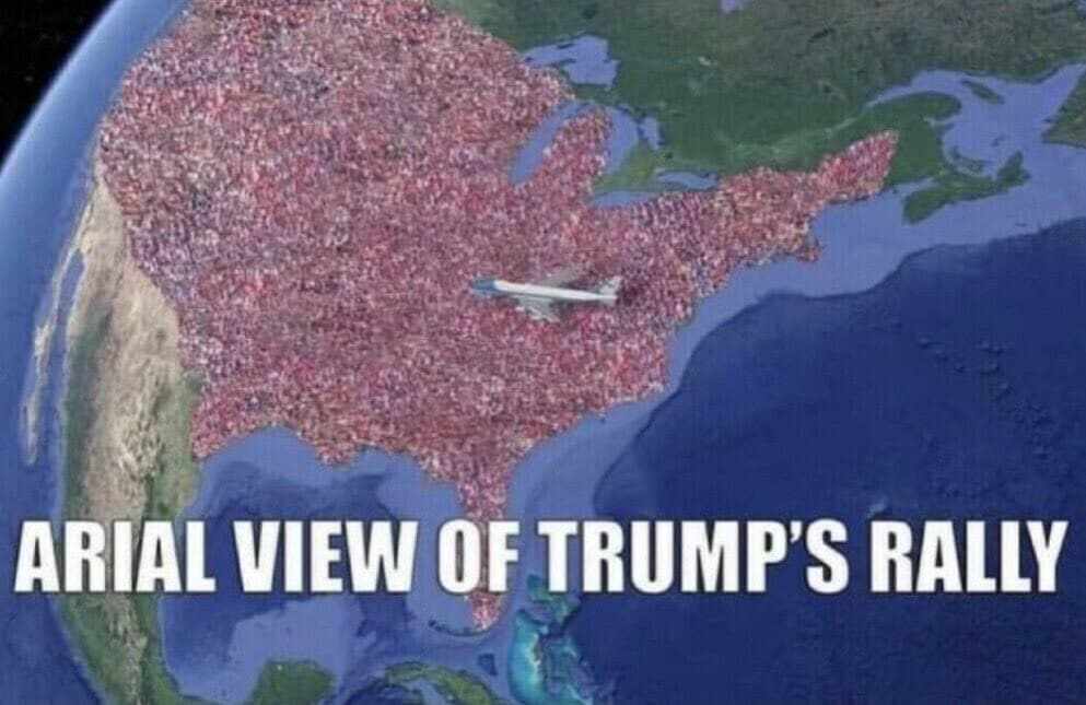 Live look at Trump’s Rally  🇺🇸 🔥