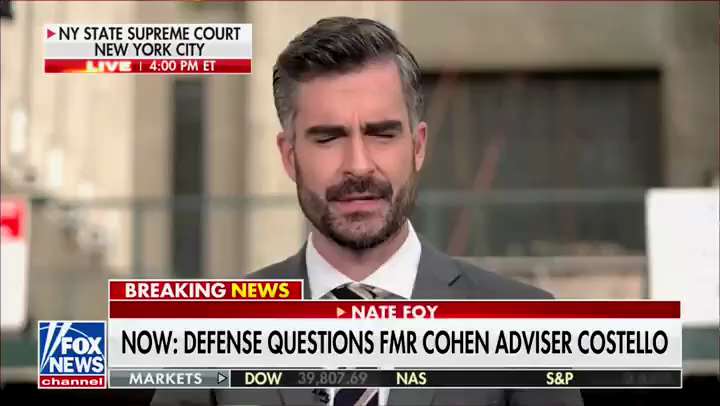 🚨Bob Costello testifies, described Cohen “manic” in these conversations and that Trump did know NOT...
