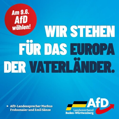 Account ehrenamtlicher #AfDBW-Unterstützer. #AfDBasis #BaWü #AfD #Landtagswahl #LtwBw2026 | https://www.facebook.com/AfD...