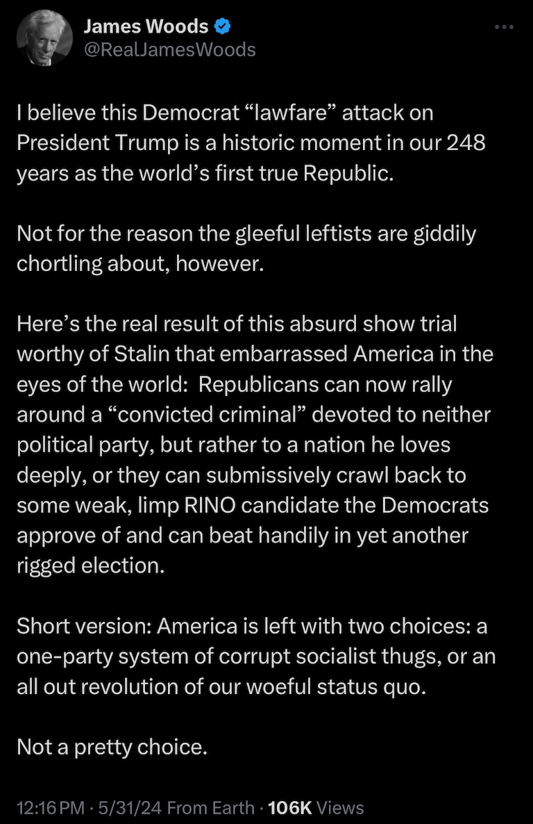 March or Die American Republic, March or Die 

https://x.com/realjameswoods/status/1796621802271277170?s=46&t=ECqdZL_9ZGFJGqr2dyJD8g