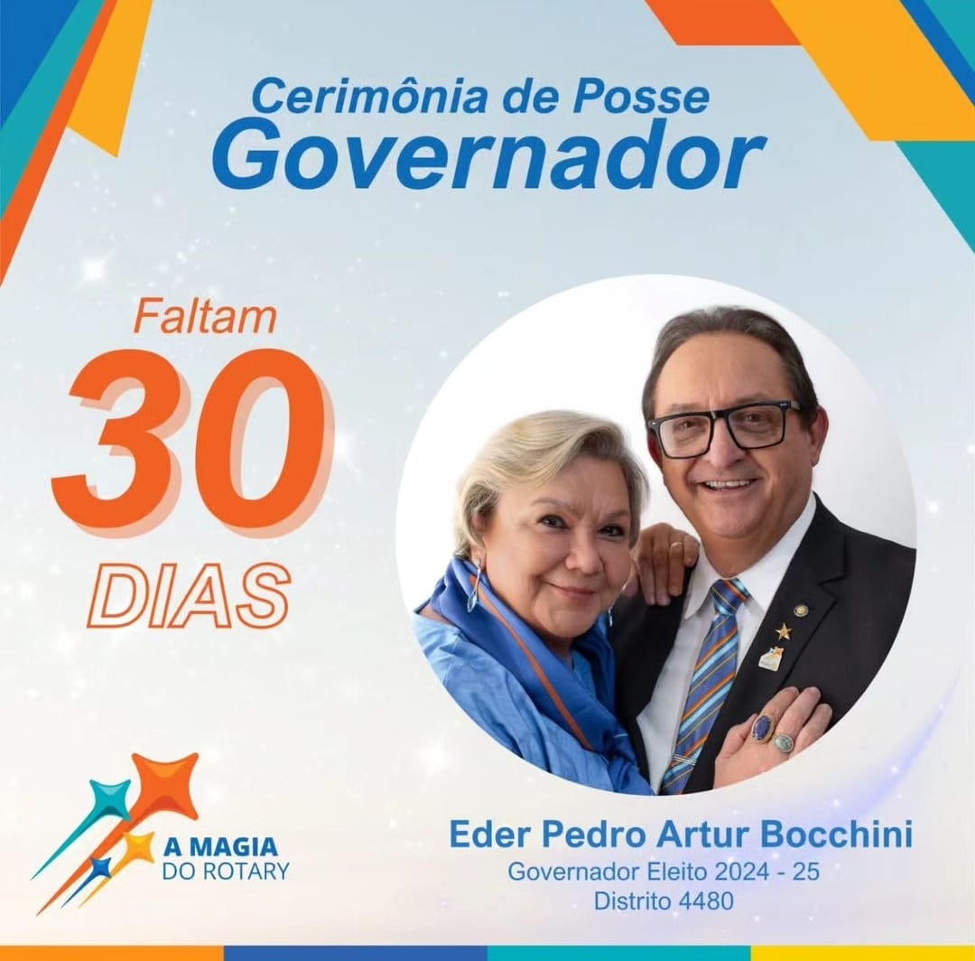 Texto do Gov. Eleito para a Gestão 2024-25 - Eder Bocchini:

Faltam 30 dias para iniciarmos a Revela...