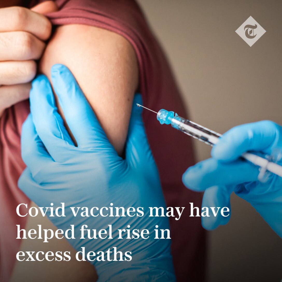 “Wissenschaftler vermuten, dass Covid-Impfstoffe teilweise für den Anstieg der Todesfälle seit der P...