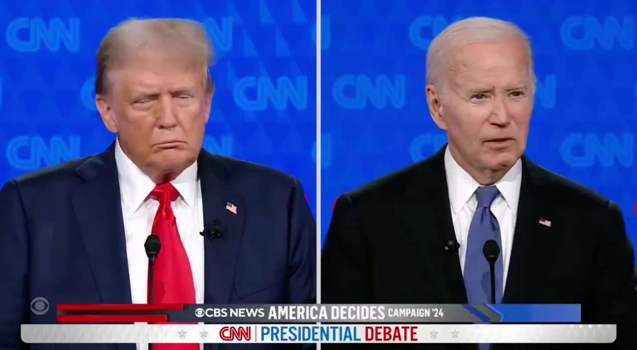 TRUMP: "I really don't know what he said at the end of that sentence. I don't think he knows what he...