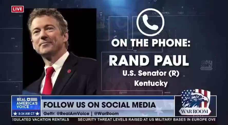 Senator Rand Paul: The real question will be was the January 6 speech an official act and I think speeches by the President would be official acts. 