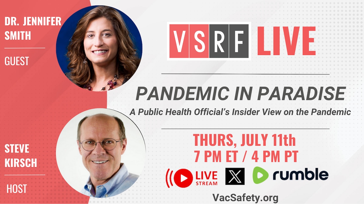 This week on VSRF LIVE Steve sits down with virologist and immunologist Dr. Jennifer Smith, a former...