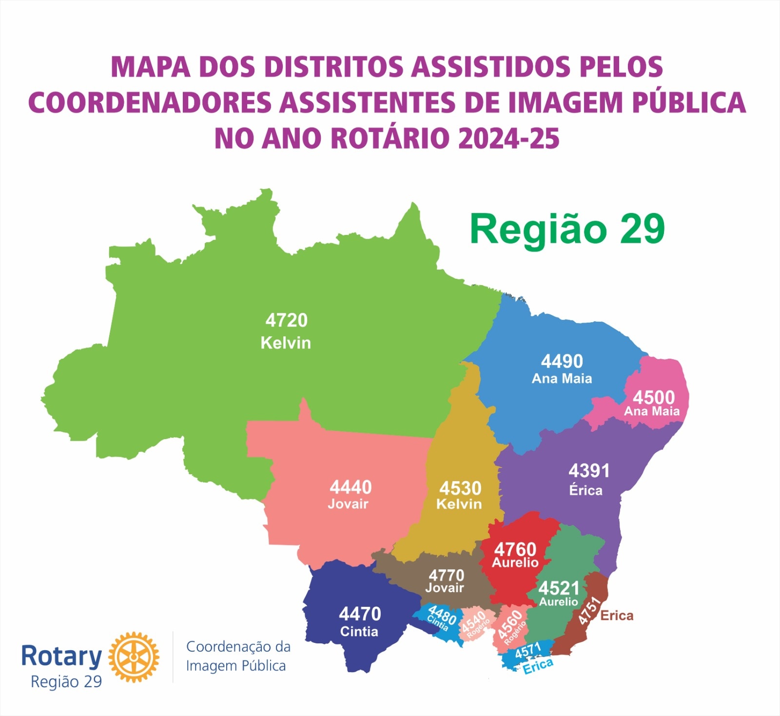 Conheça os Coordenadores de Comissões e seus Coordenadores Assistentes na Região 29.

https://www.in...