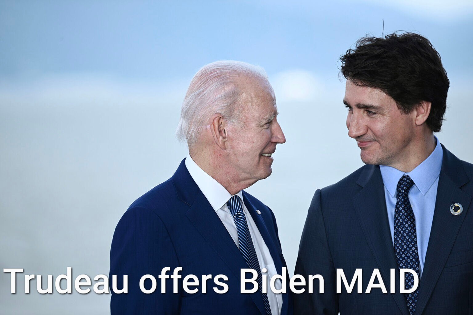 #bidencrimefamily #trudeau 
Justin Trudeau offers Joe Biden MAID. 