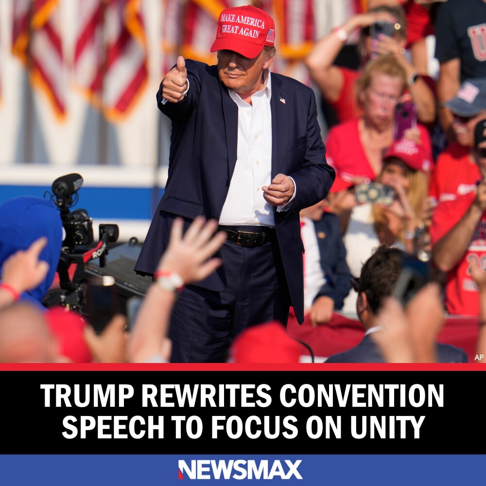 Former President Donald Trump has tossed his original speech for the Republican National Convention ...