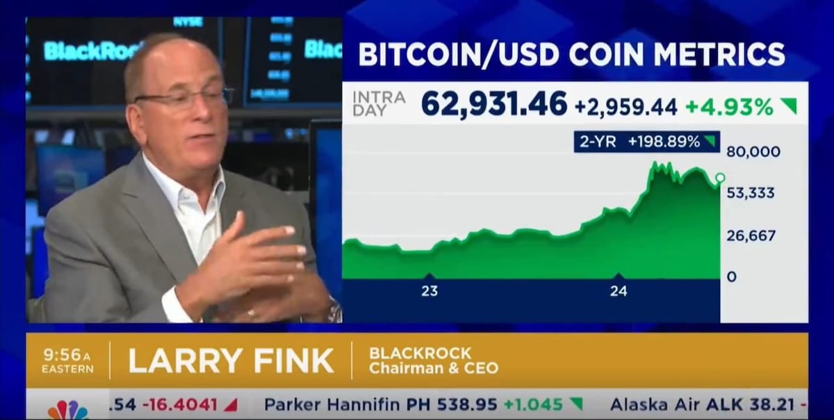 📈Larry Fink - #BlackRock Tycoon continues to praise Bitcoin today!!!

"I believe that Bitcoin is a ...