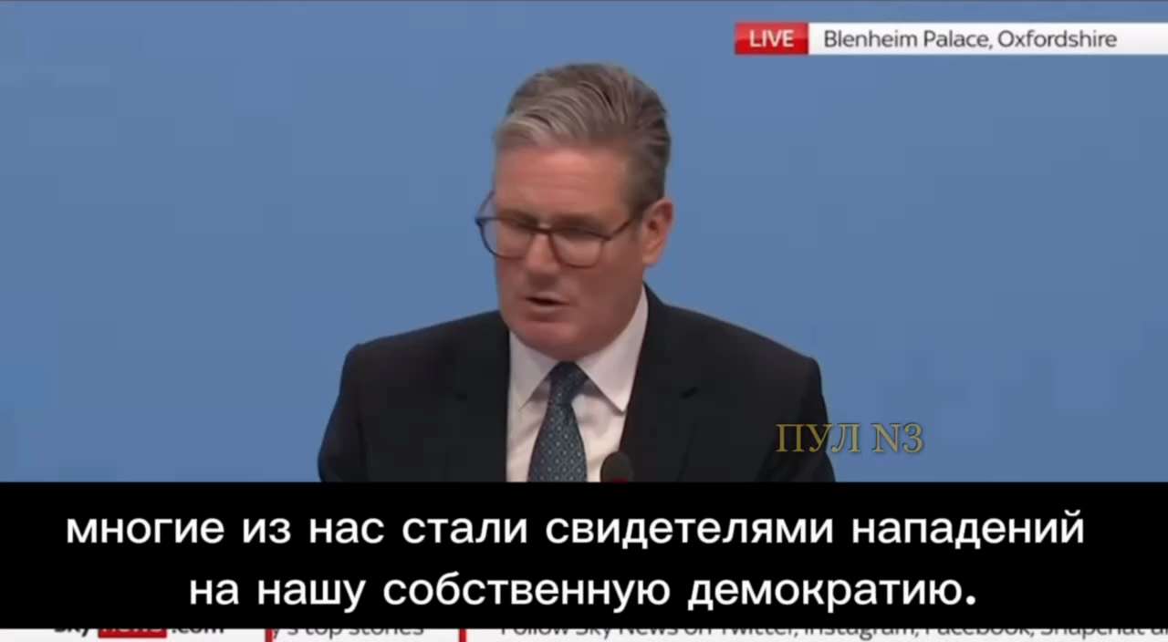 Terrible Russia threatens Europe.  Keir Starmer talks about this at the European Political Community summit: 

“Our first task today is to reaffirm our strong support for Ukraine, to unite once again behind the values we hold dear, and to say that we will stand together against aggression on this continent. 

Because the threat  from Russia is spreading throughout Europe, many of us have witnessed attacks on our own democracy, people are being attacked in our streets, military aircraft are entering our airspace, ships are patrolling our shores, and in Moldova and the Western Balkans the threat is obvious.  even more acute. So now is the time for all of us to do more."   

Will you bomb Moscow, Keir Starmer?  You've already bombed everything else.
 