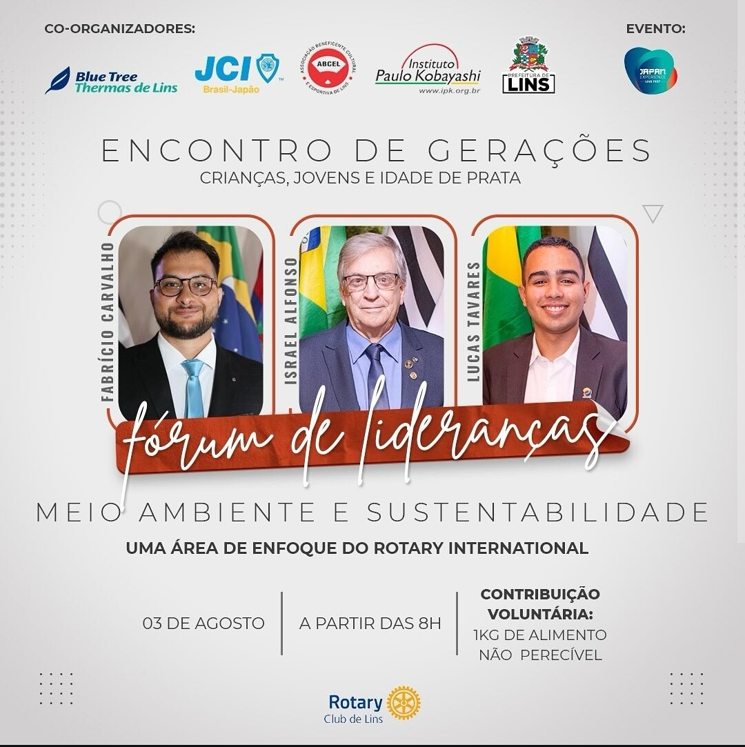 Texto do Rotary Club de Lins:

A Japan Experience é um importante evento, realizado por várias entid...