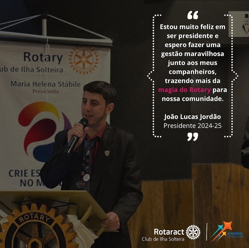 Texto do Rotaract Club de Ilha Solteira:

No dia 27 de julho aconteceu a cerimônia de transmissão de...