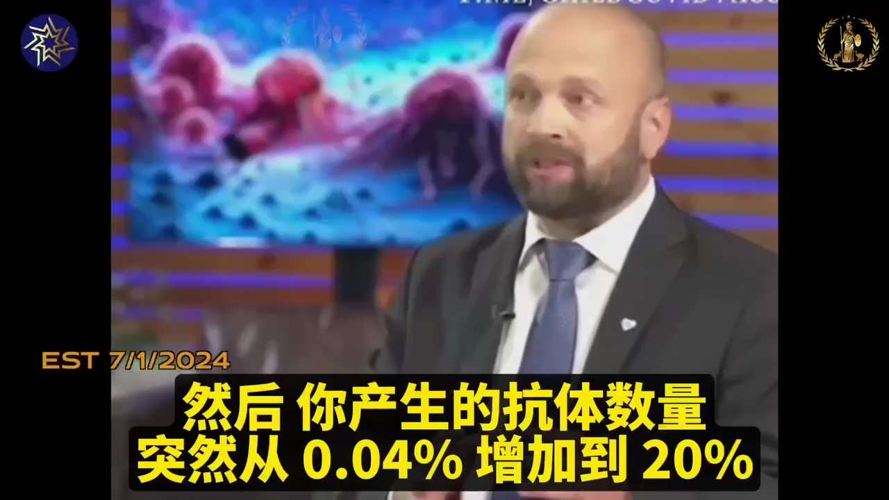 你会看到人们接种了加强针、3 针、4 针、5 针疫苗，但他们还是会一次又一次地重新感染 COVID-19，或者经常感染流感，但这也降低了癌症监测能力。

You see people who've had their booster shot, 3 vaccines, 4 vaccines, 5 vaccines, they keep getting reinfected with COVID-19 over and over, or they get sick very often with influenza, but you're also reducing cancer surveillance as well.

#莫得纳 #WHO #谭德塞 #Moderna #NIH #EcoHealthAlliance #PeterDaszak #thrombosis #AZ #血栓 #莫德纳 #人类基因组 #Moderna #humangenome #DNA #基因 #gene #vaccinedisaster #ccpliedpeopledied #herdimmunity #PLA #疫苗灾难 #VaccineInjury #疫苗事件 #中共病毒 #新冠病毒 #病毒起源 #CCPVirus #COVIDorigin #ProximalOrigin #technologytheft #wipo #青蒿素 #疫苗 #共产主义中国 #Pfizer #ivermectin #vaccinesideeffects #mRNA #covid19 #nfsc #Fauci #American #伊维菌素 #刺突蛋白 #vaccine #thugs #dictators #FDA #NIH #CDC #HHS #WEF #辉瑞
