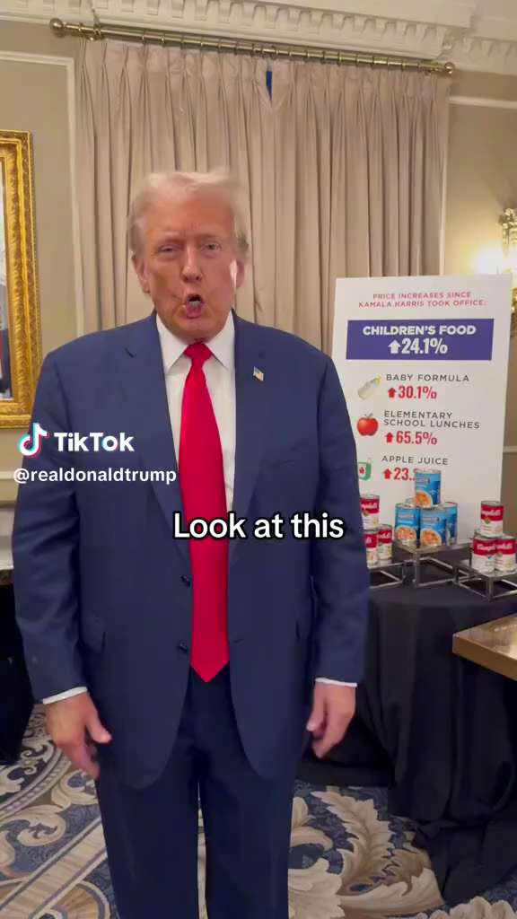 President Trump’s new TikTok.