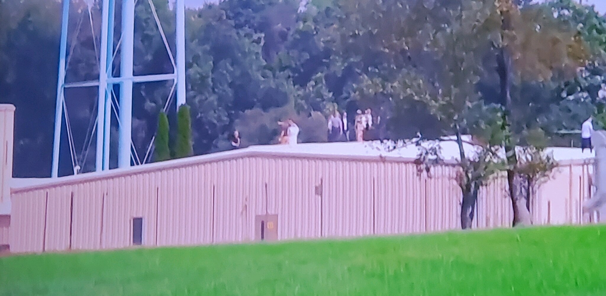 The roof is too steep for Secret Service but not too steep for United States Members of Congress.

W...