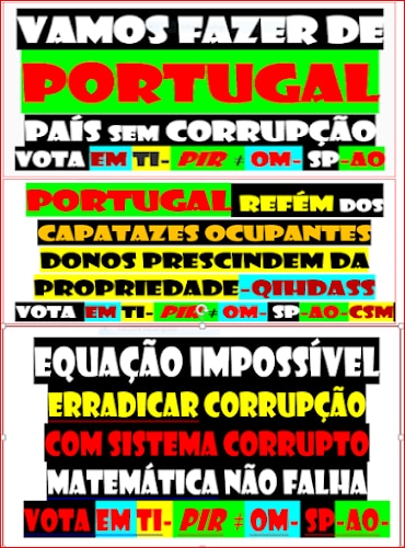 010924-Vamos ressuscitar ou ficamos mortos?legalização PIR-Será este mês ?-ifc-pir-2DQNPFNOA-HVHRL
https://verdade-rigor-honestidade-diferente.blogspot.com/2017/01/010117.html
UNIVERSO PÉS NO CHÃO FECHA OUVIDOS ABRE
OLHOS


DCLEAPG


https://gettr.com/post/p30uh73a81e


COM tanta treta dos tretas tornei-me
ateu com excepção de DEUS


VOTA HVHRL EM TI ACABA CORRUPÇÃO


NINGUÉM SUBORNA 10 MILHÕES


REGRAS DO JOGO


JURO


https://gettr.com/post/p30h676c2db


LEGALIDADE DEMOCRÁTICA


CANDIDATOS POR SORTEIO 


TODOS IGUAIS PARA NÃO FICAR REFÉM


VIOLAÇÃO DA CRP LEI 34/87


https://www.pgdlisboa.pt/leis/lei_mostra_articulado.php?nid=281&tabela=leis


EDD 


SÓ


CONTARAM PARA VOCÊ OQDS DITADURA


LIBERDADE


https://gettr.com/post/p31zj4o63bf
