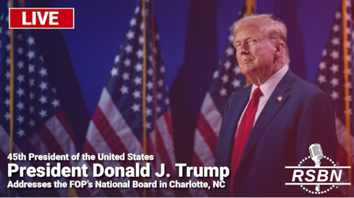 President Trump will address the FOP's National Board of Trustees at their fall meeting in Charlotte, North Carolina, on Friday, September 6, 2024.

Tune in on RSBN starting at 2:00 p.m. ET.