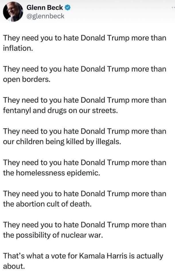 Hate is the lifeblood of Leftist.. 🩸💉