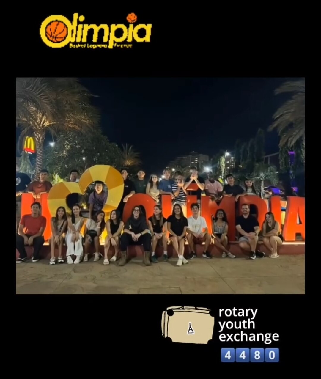 Texto do YEP4480:

E a turma 2024-2025 também registrou sua presença no letreiro Eu❤️OLIMPIA, junto ...