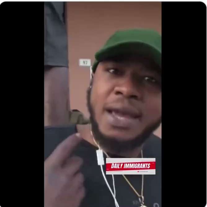 African refugee in Italy:
"Water is not good, food is not good, hotel is not good, we have not recei...