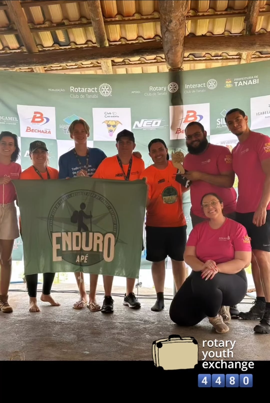 Texto do YEP4480:

Nosso querido Georg da Alemanha, que está em Tanabi, participou do Enduro a pé, o...
