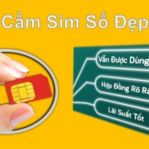 Cầm sim số đẹp giá cao, lãi thấp, giải ngân phút mốt Toàn Quốc. Cầm sim số đẹp không chỉ giúp bạn tận dụng tối đa giá trị của chiếc sim mà còn mang lạ