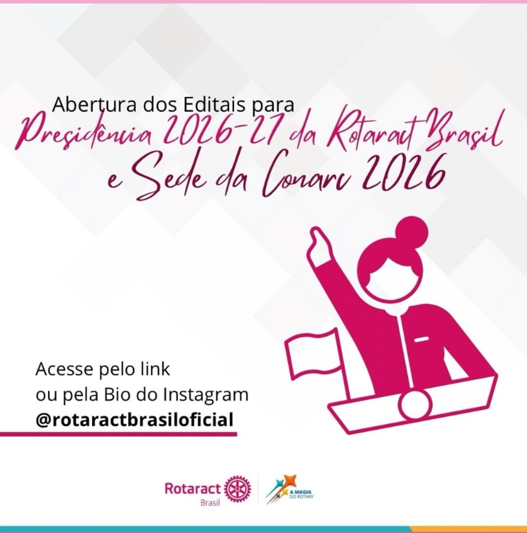 Texto do Rotaract Brasil Oficial:

O Rotaract está sempre em movimento e transformação, sendo assim,...