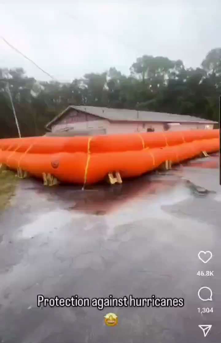 WiseEnough on GETTR : Interesting save during Hurricane Helene 🌀