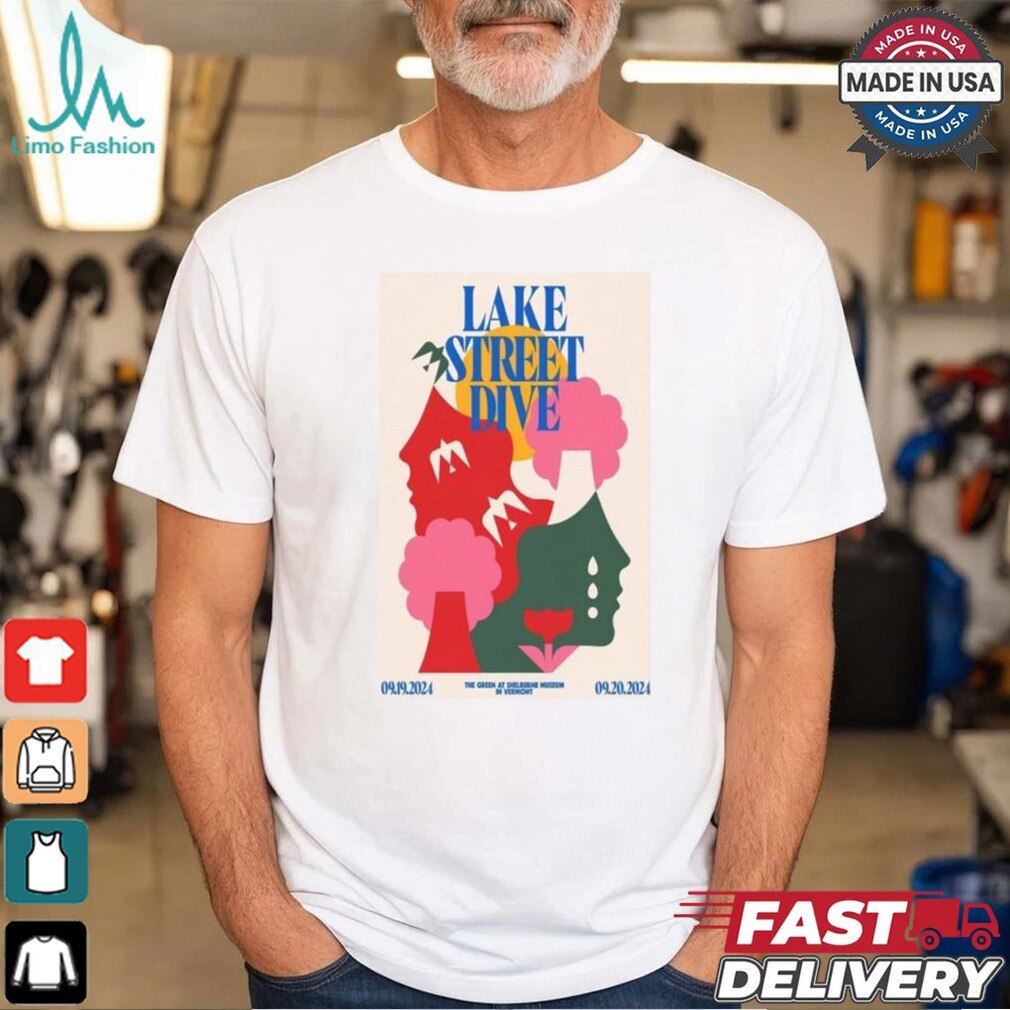 Lake Street Dive Sept 19 2024 Shelburne Museum in Shelburne Event T Shirt White
https://limotees.com...