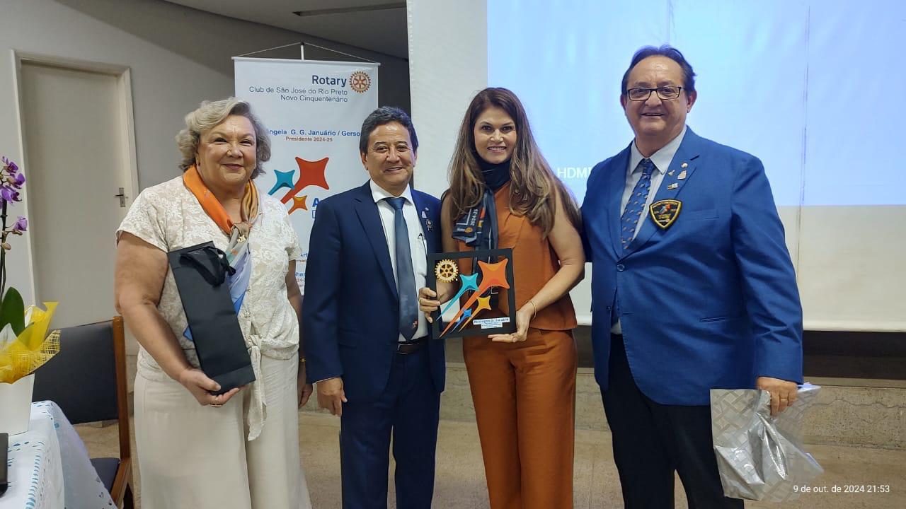A Família Rotária do Rotary Club de São José do Rio Preto - Novo Cinquentenário teve a honra de rece...