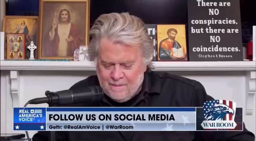 Three years ago, they thought he was leaving a broken man. He was far from broken. You cannot break Donald Trump. —Steve Bannon

*Steve Bannon’s social media posts are temporarily being handled and managed independently of him.*