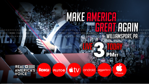 Real America's Voice on GETTR: JD VANCE MAGA RALLY IN WILLIAMSPORT, PA