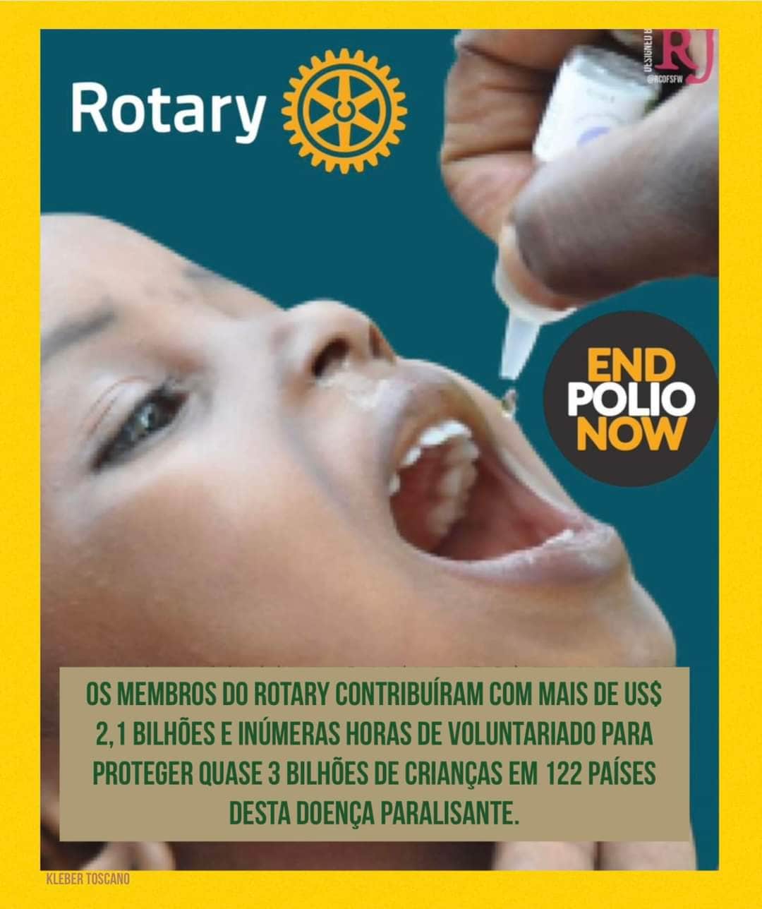 Você consegue imaginar o mundo sem a vacina contra a poliomielite? Seria um mundo diferente. Graças ...