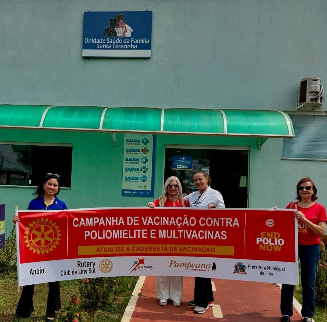 Texto do Rotary Club de Lins - Sul:

Que ótima iniciativa! A presença do Rotary Club de Lins Sul na ...