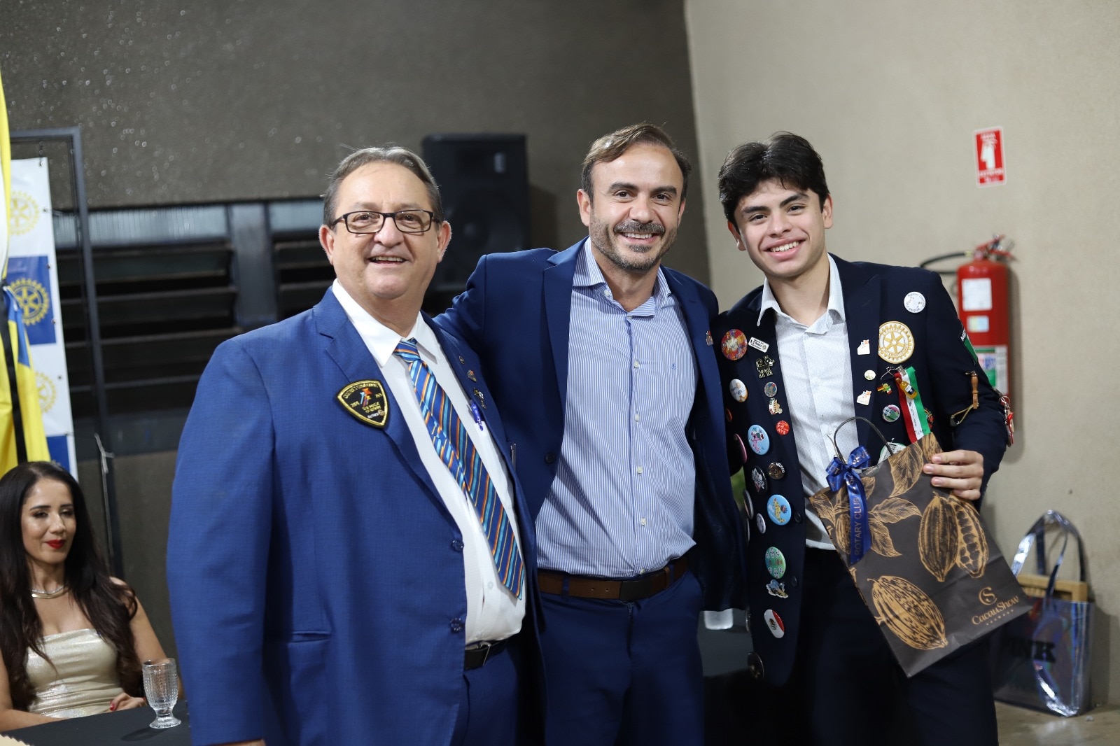 Rotary Club de Barretos, Rotaract Club de Barretos e o Intercambista Gael Perez do México, participa...