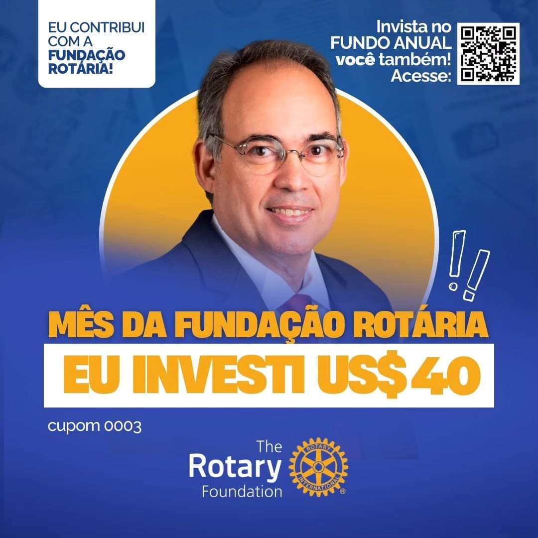 Texto da Coordenação Regional da Imagem Pública do Rotary International - Região 31:

Estamos no Mês...
