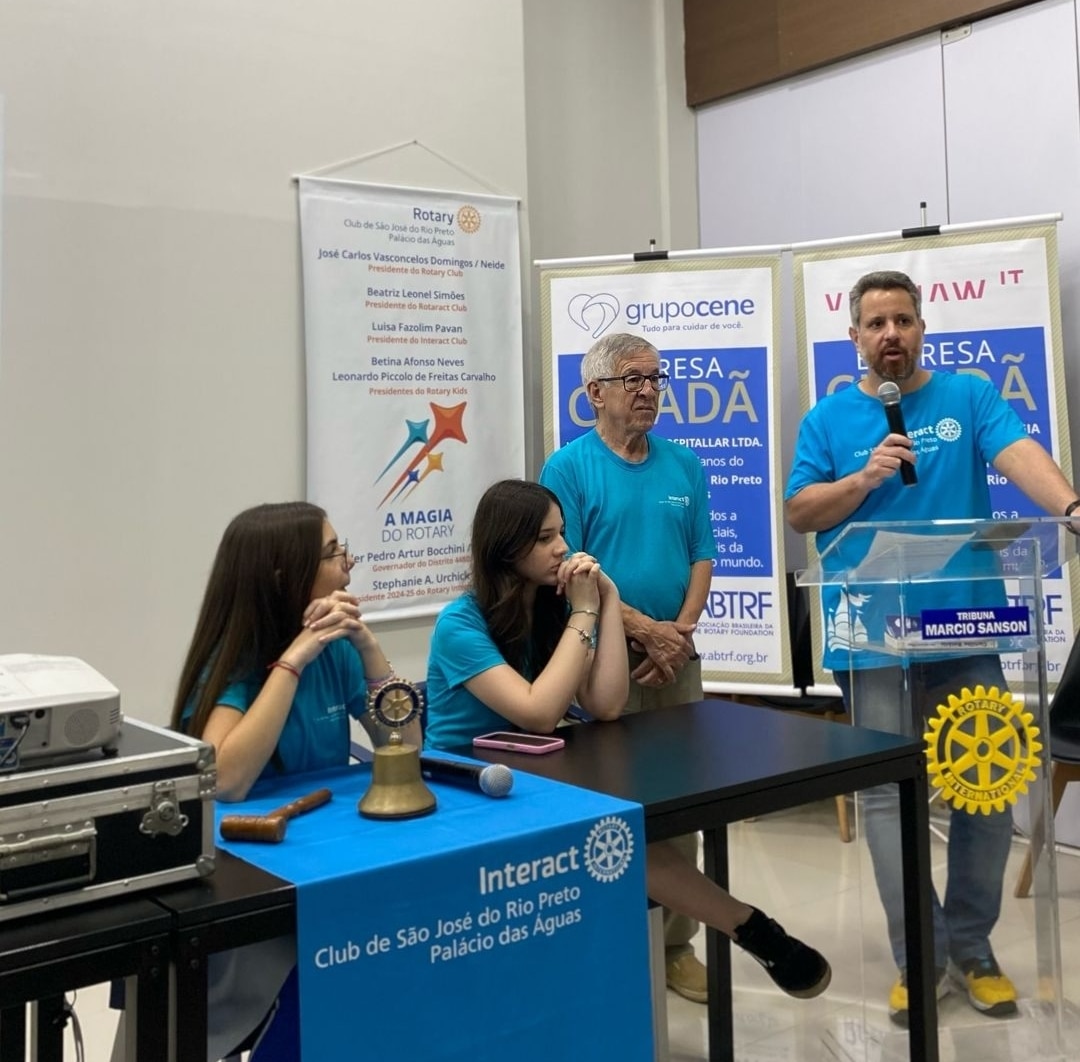 Texto do Interact Club de São José do Rio Preto - Palácio das Águas:

Na reunião de ontem (31/10), n...