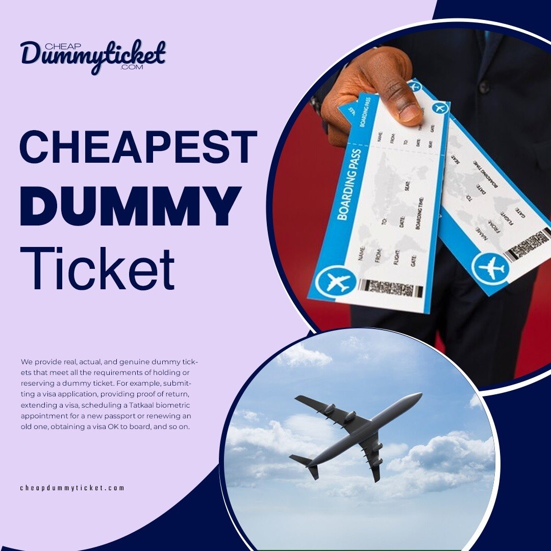 Cheapest Dummy Ticket for Visa Applications at Cheap Dummy Ticket

Looking for the cheapest dummy ti...