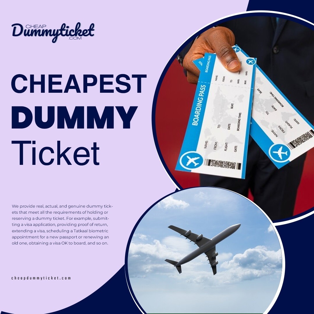 Cheapest Dummy Ticket for Visa Applications at Cheap Dummy Ticket

Looking for the cheapest dummy ti...