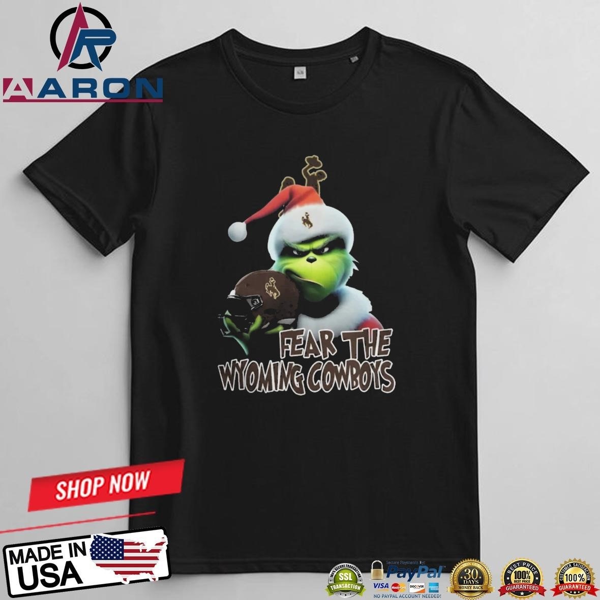 Grinch Fear The Christmas Wyoming Cowboys 2024 T-Shirts

Buy this : https://aaronshirt.com/product/grinch-fear-the-christmas-wyoming-cowboys-2024-t-shirts/
Home: https://aaronshirt.com/
More: https://bsky.app/profile/aaronshirt.bsky.social/post/3lbm6anikak2g
