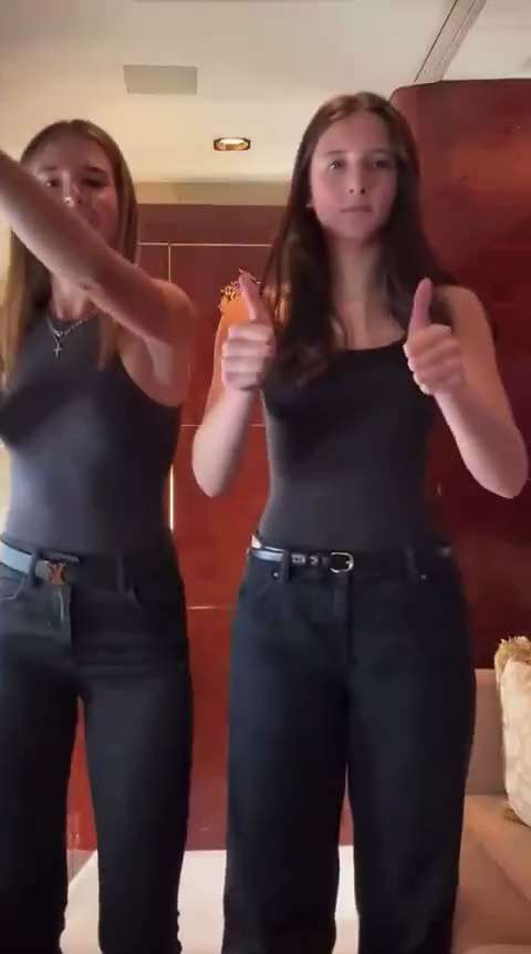 Elon's nieces dancing on Trump's personal Uber ! 😁  ㅡ Must be proud and great fun to have President...